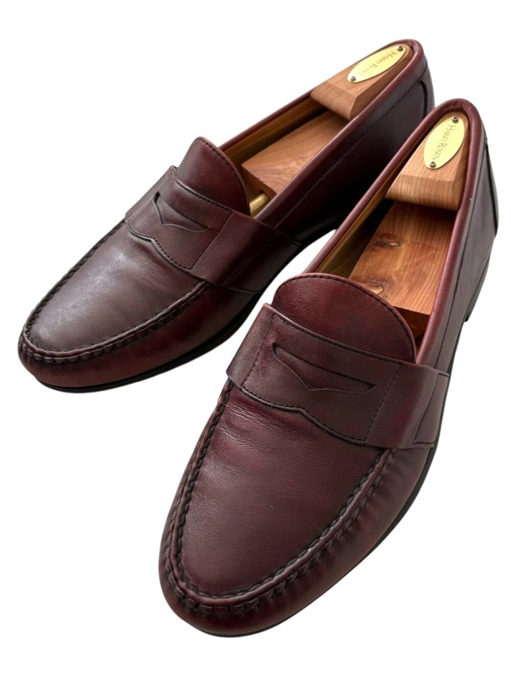 Allen Edmonds Cameron Penny Loafers Dress Shoes Size 11 D Brown Leather Slip On
